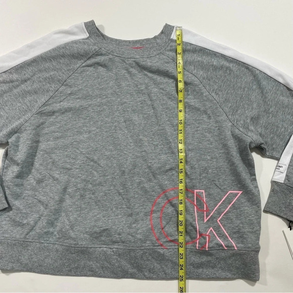 New CK Calvin Klein Performance Pullover Shirt Grey 1X - Picture 5 of 6